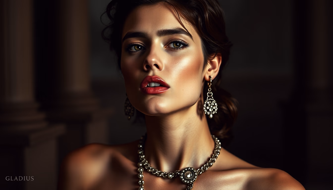 gladius roman short in editorial style