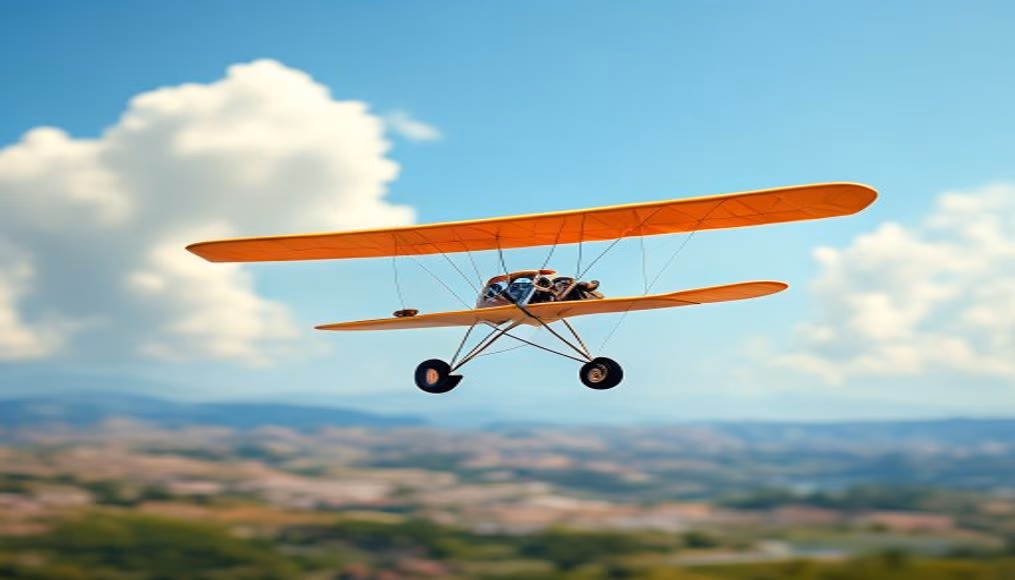 glider sailplane sky in editorial style