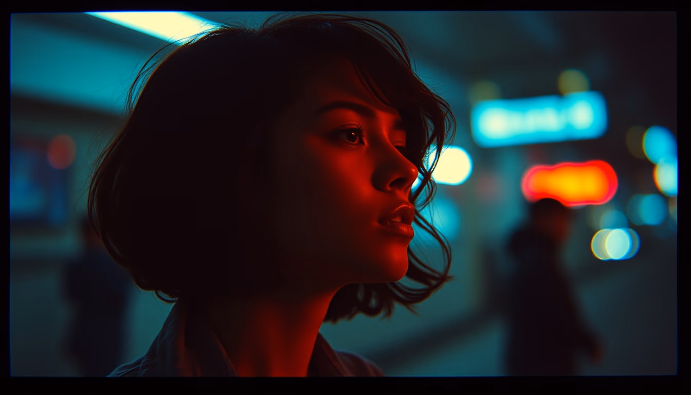 glitch art digital in editorial style