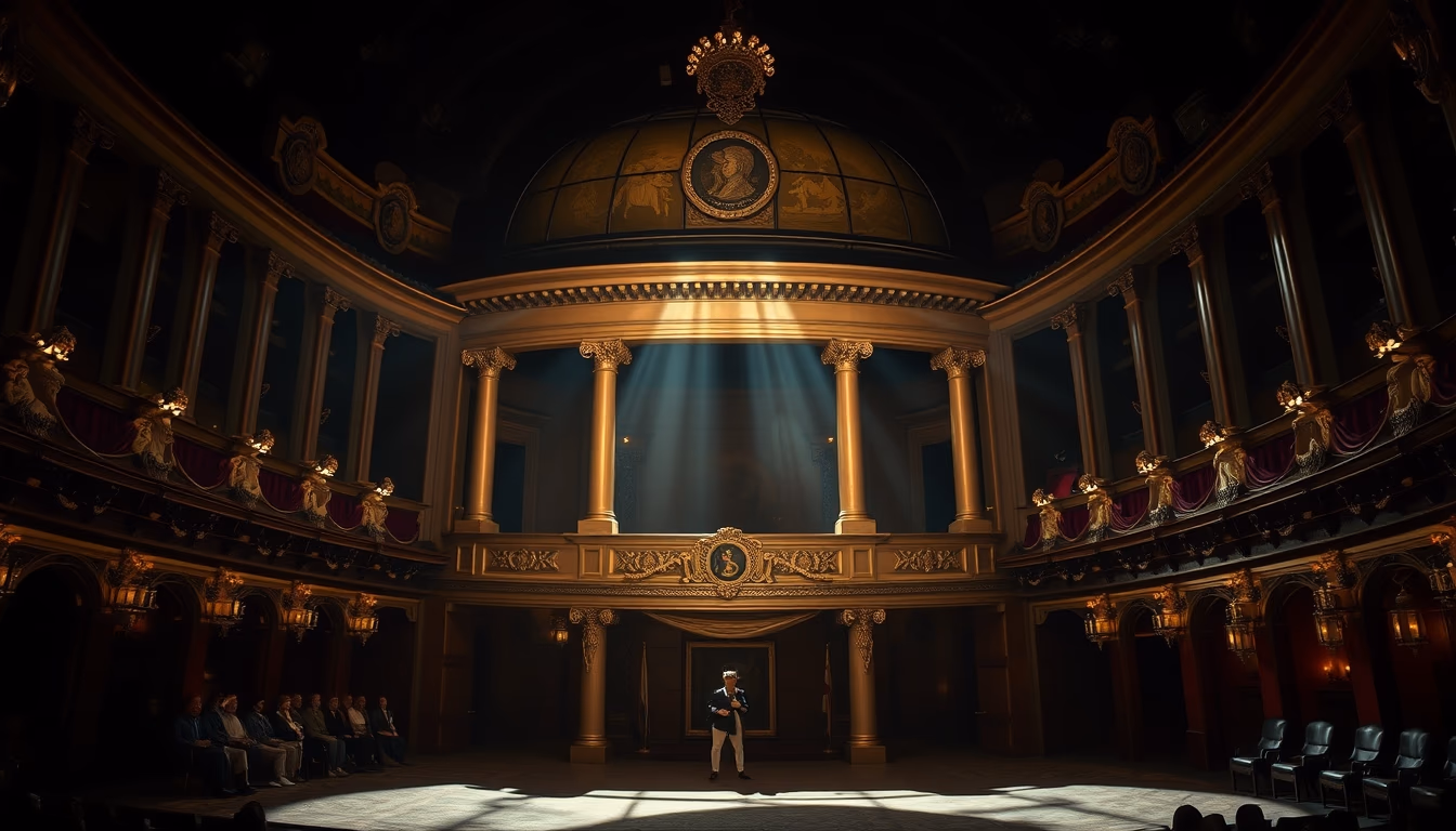 globe theater shakespeare in editorial style