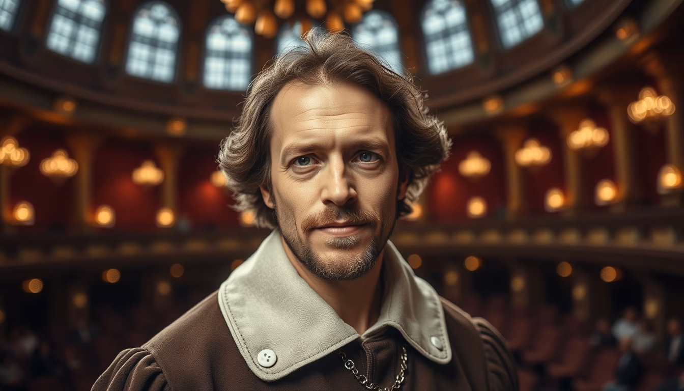 globe theater shakespeare in editorial style