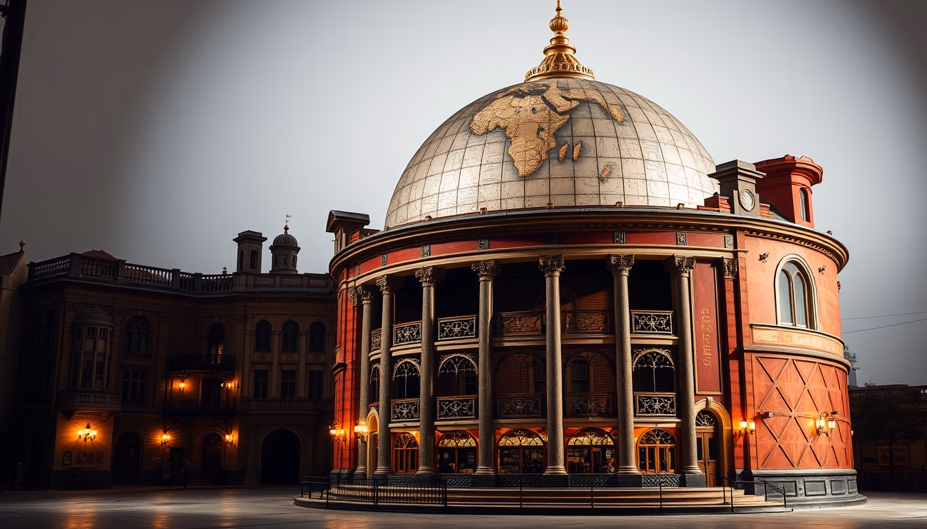 globe theater shakespeare in editorial style