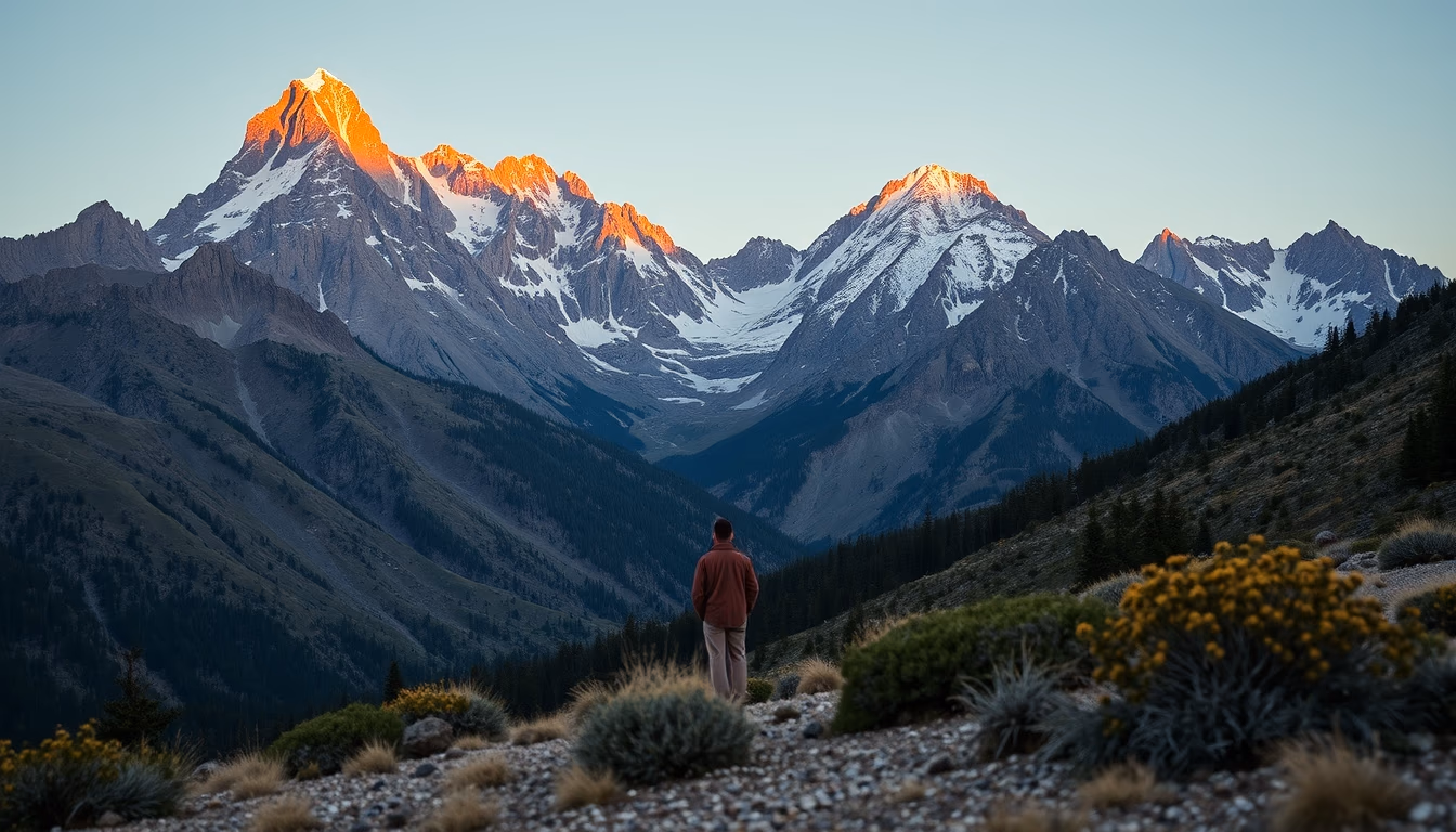 going to sun montana in editorial style