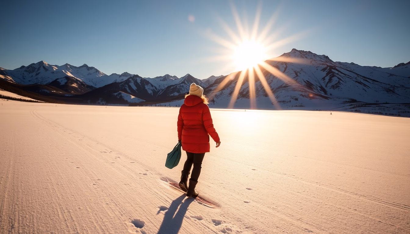 going to sun montana in editorial style