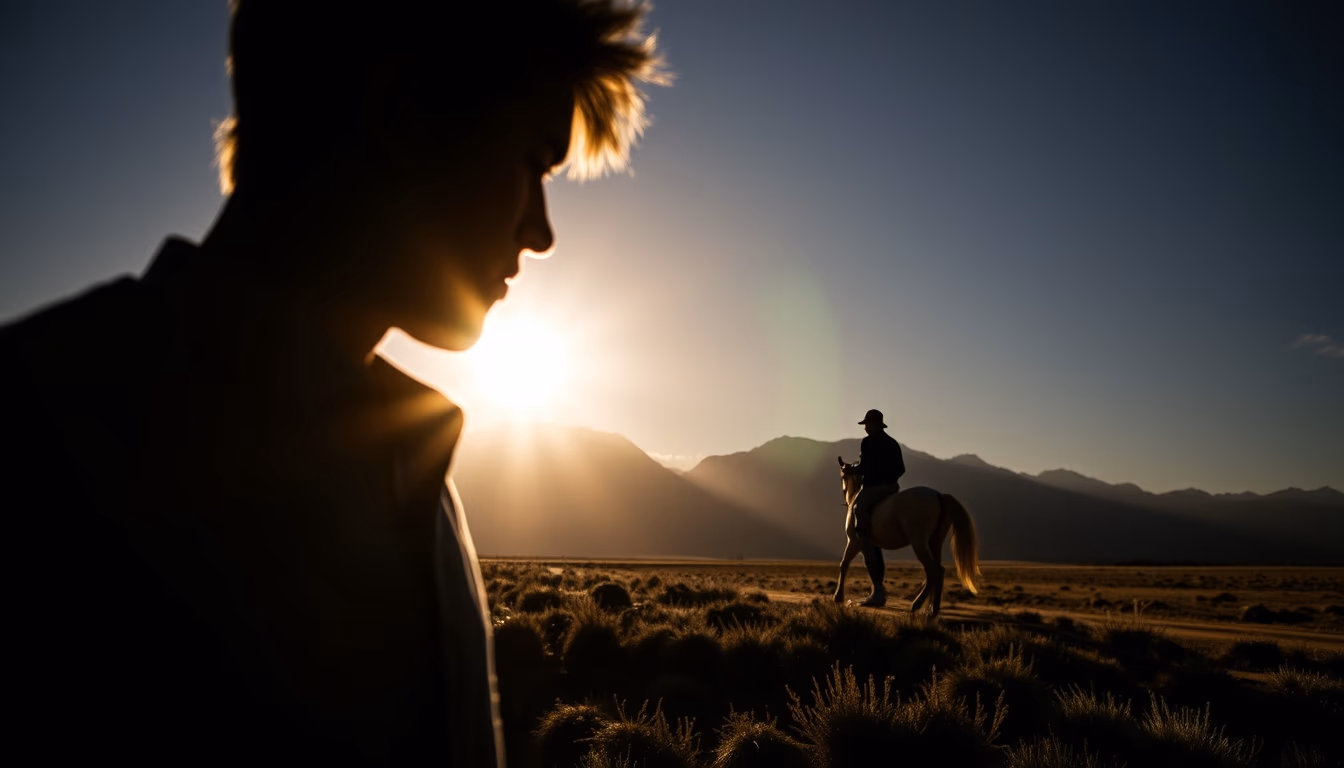 going to sun montana in editorial style