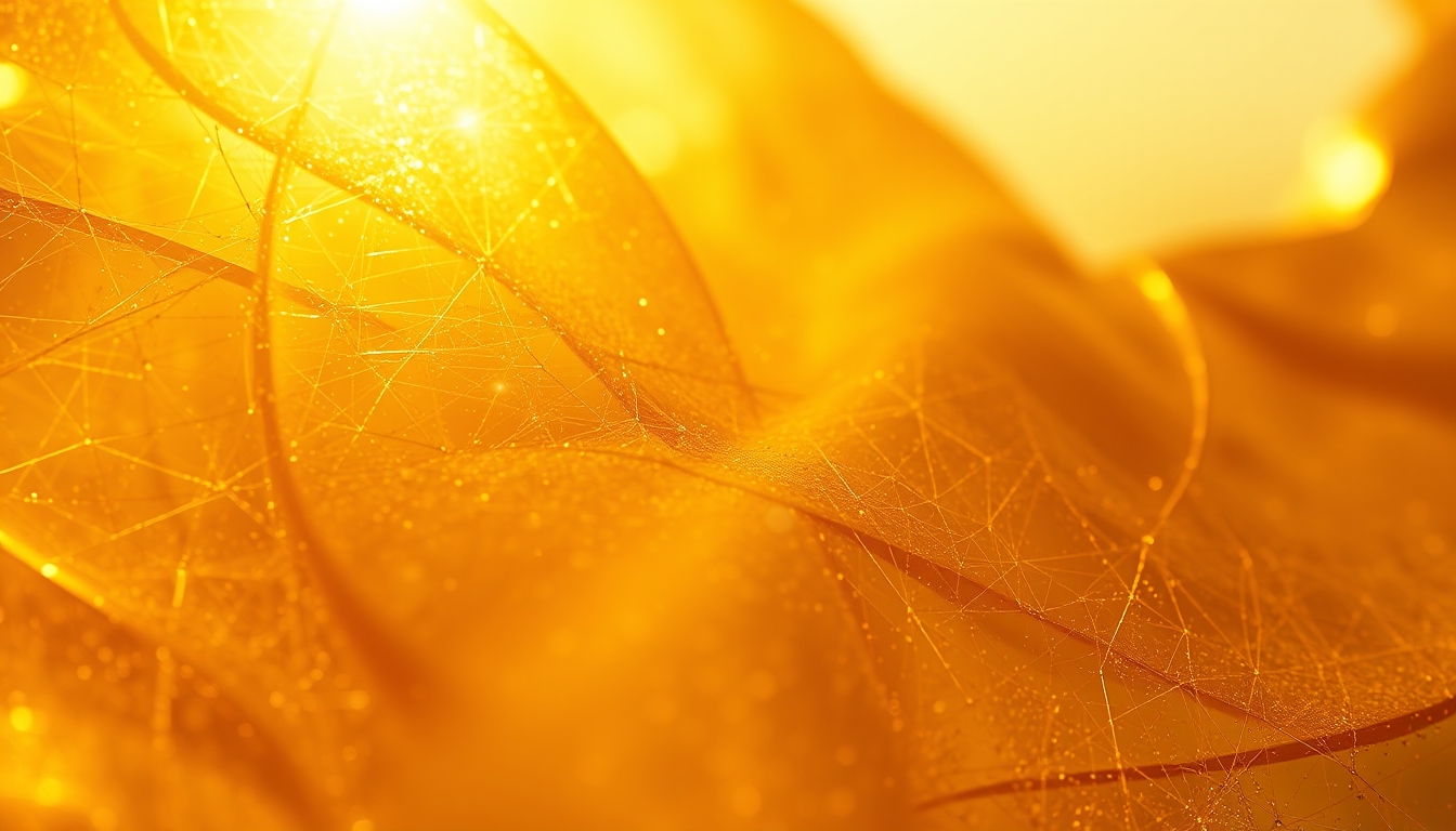 gold leaf abstract in editorial style