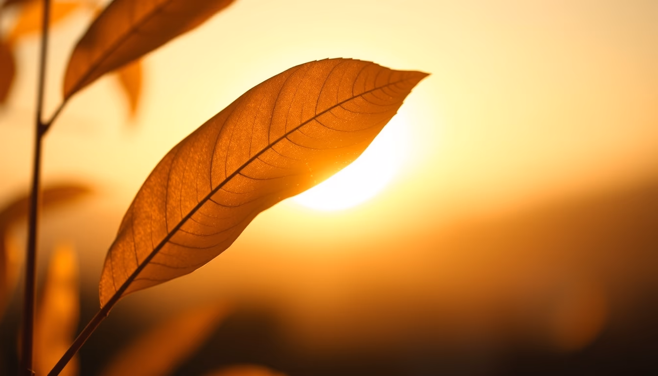 gold leaf abstract in editorial style