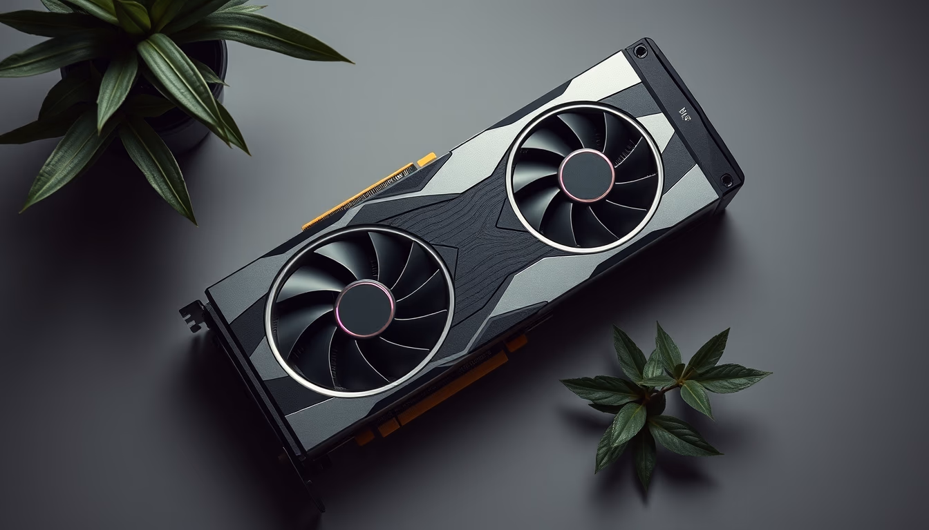 gpu nvidia rtx in editorial style