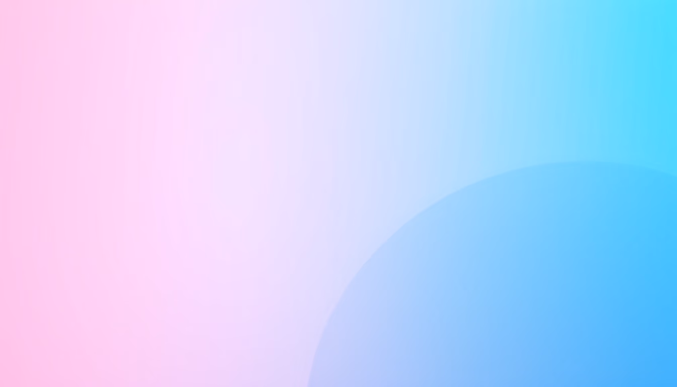 gradient pastel pink blue in editorial style