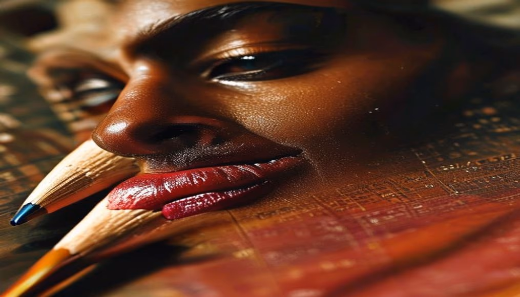 Graf von faber-castell perfect pencil em fotografia editorial de luxo