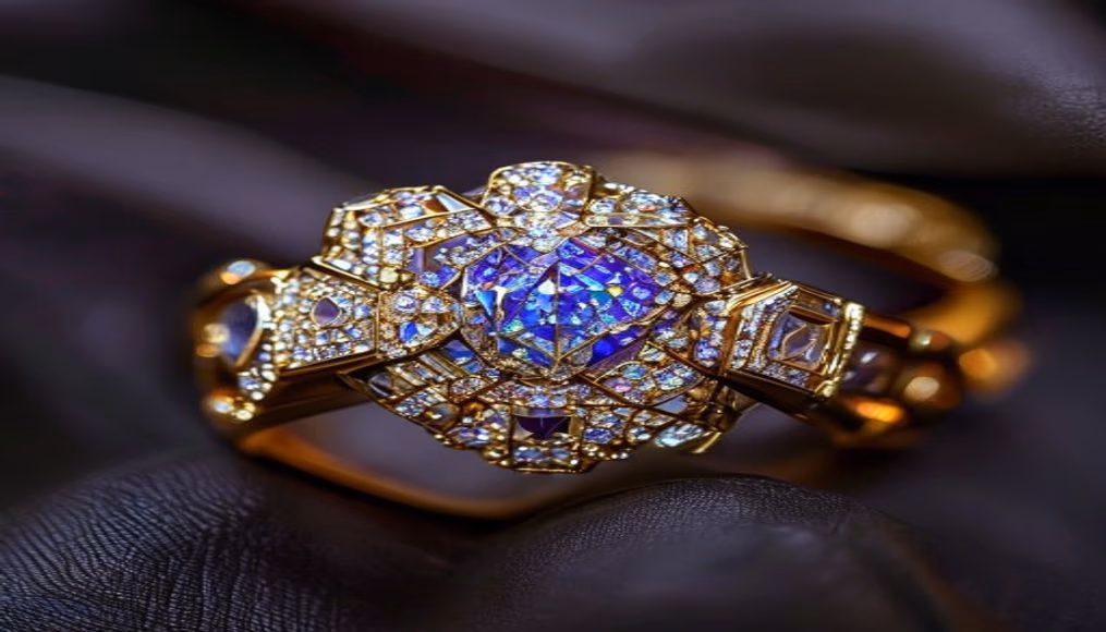 Graff diamond bracelet pavé em fotografia editorial de luxo