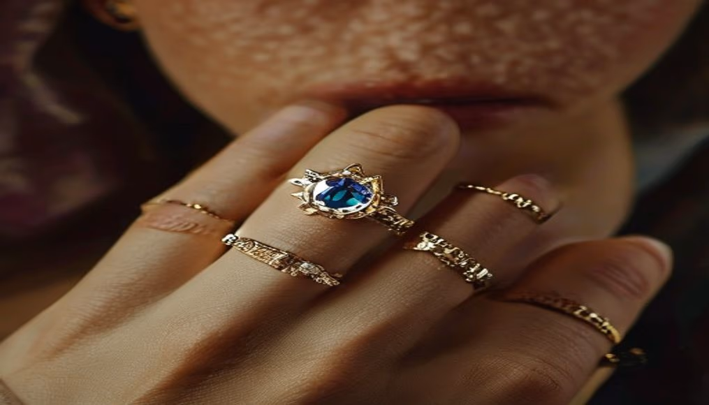 graff promise ring princess cut in luxury editorial photography