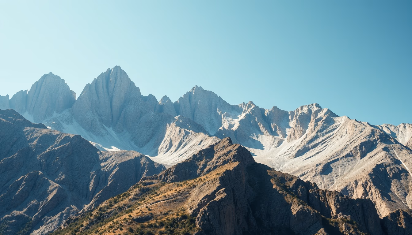 granite mountain massive in editorial style