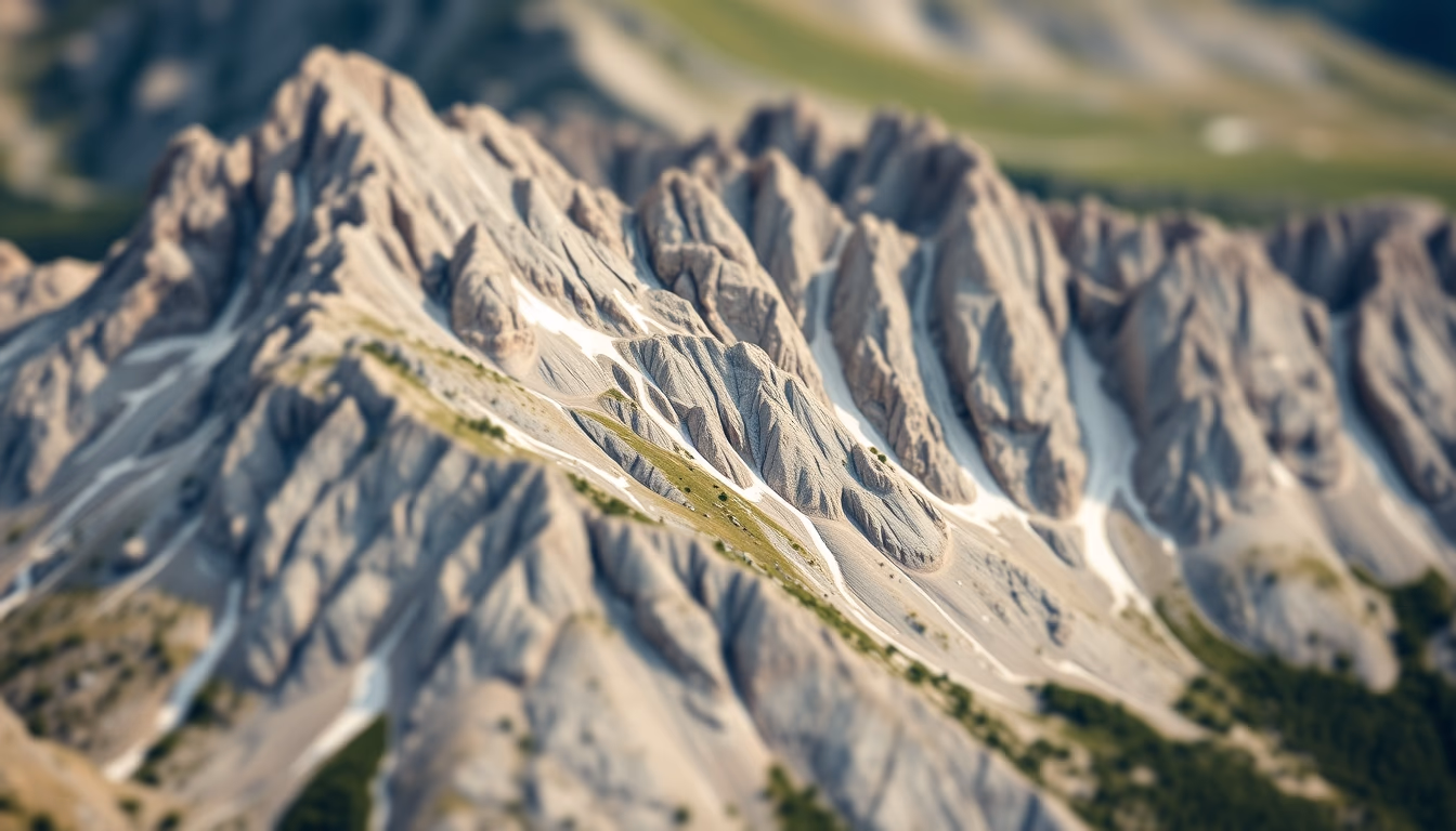 granite mountain massive in editorial style