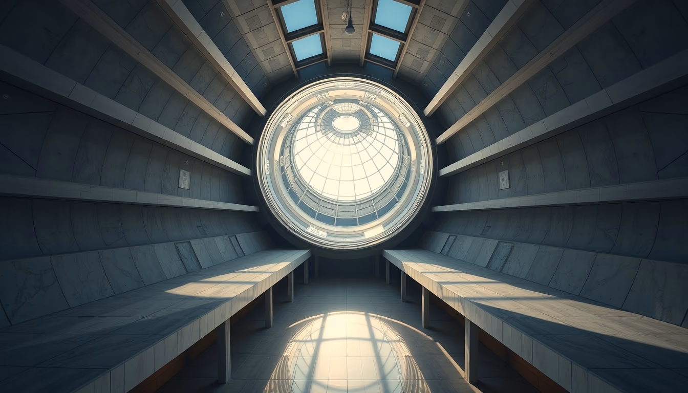 gravitational lensing visualization in editorial style