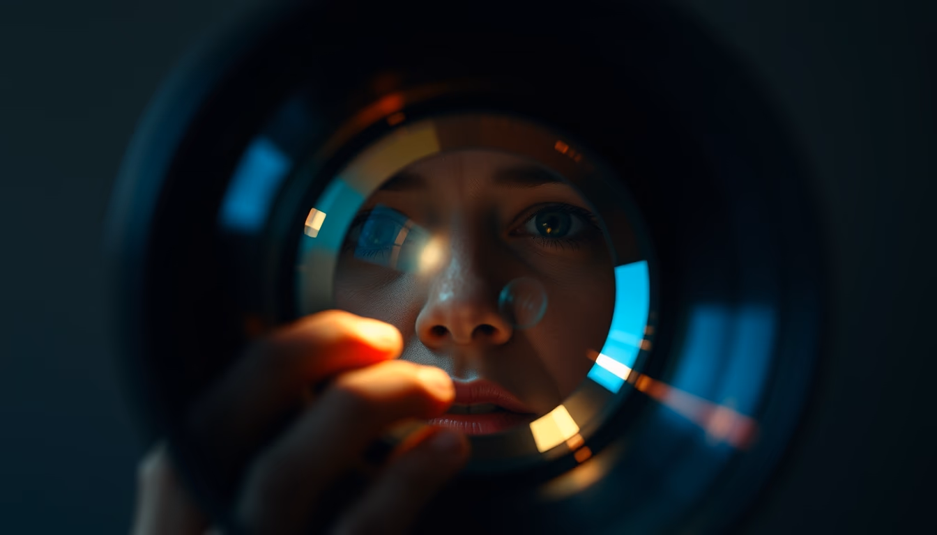 gravitational lensing visualization in editorial style