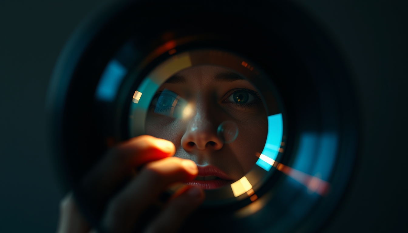 gravitational lensing visualization in editorial style