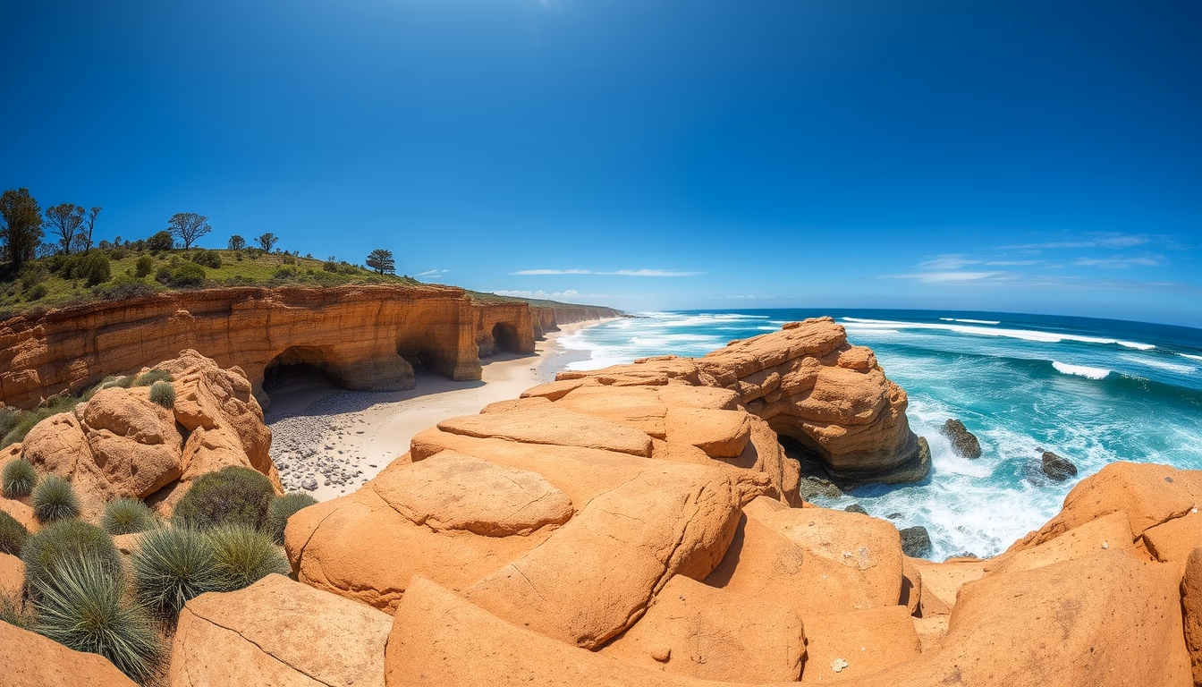 great ocean road australia in editorial style