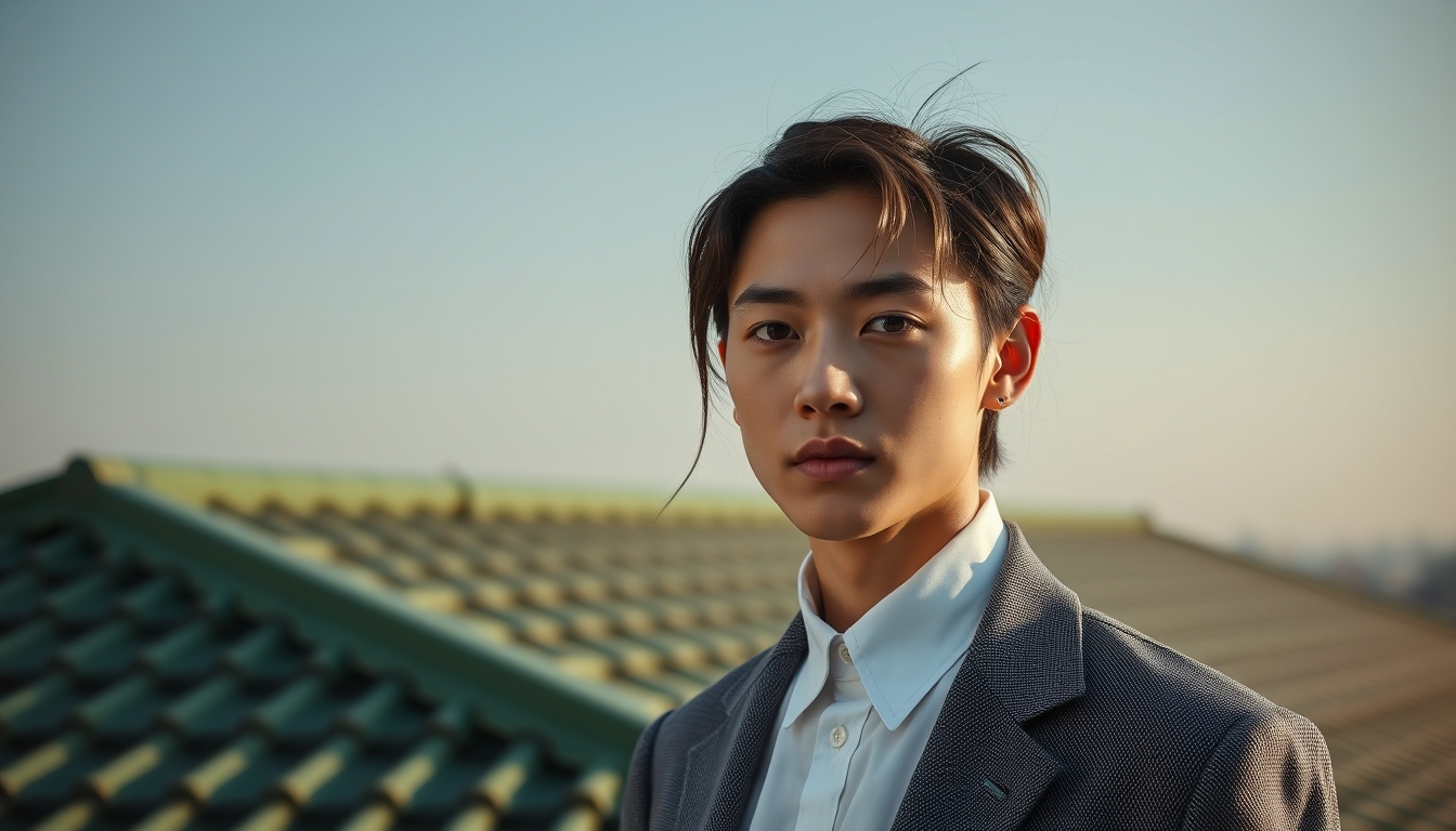 green roof on building in editorial style