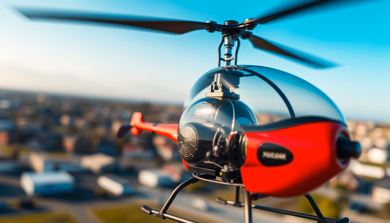 gyrocopter autogyro in editorial style