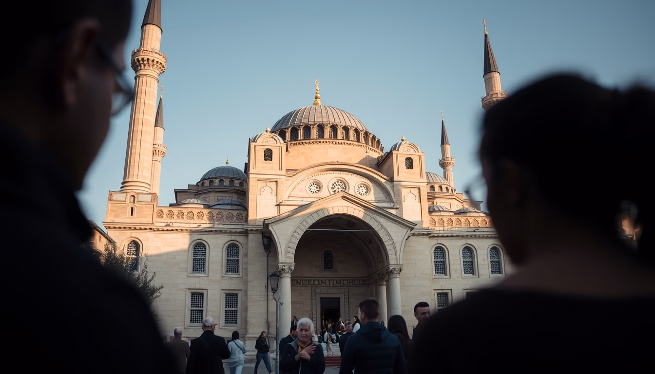 hagia sophia istanbul in editorial style