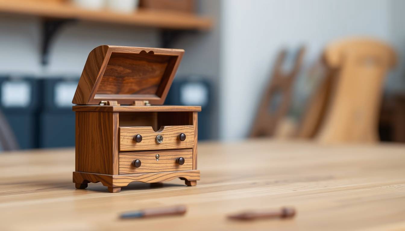 hand carved chest cedar in editorial style