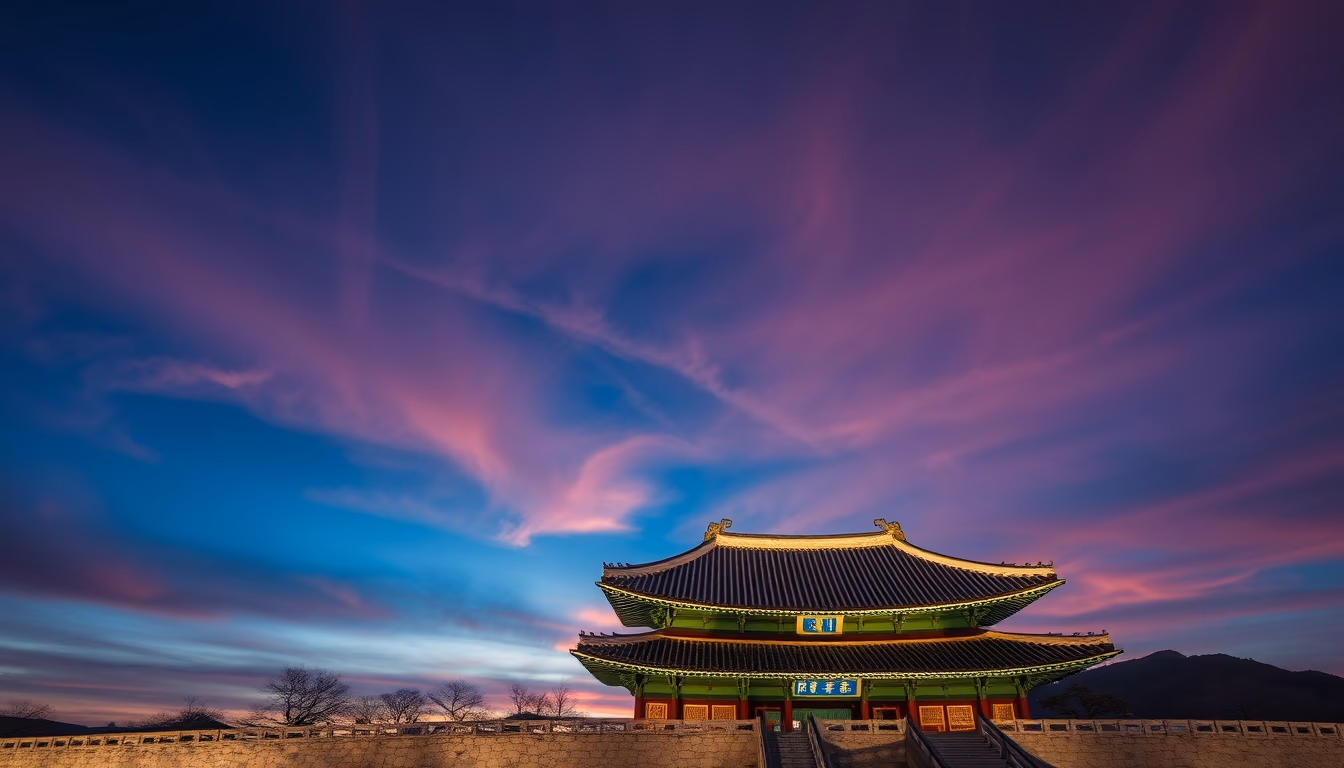 hangul korean ancient in editorial style