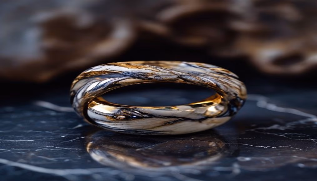 Harry winston cluster ring em fotografia editorial de luxo