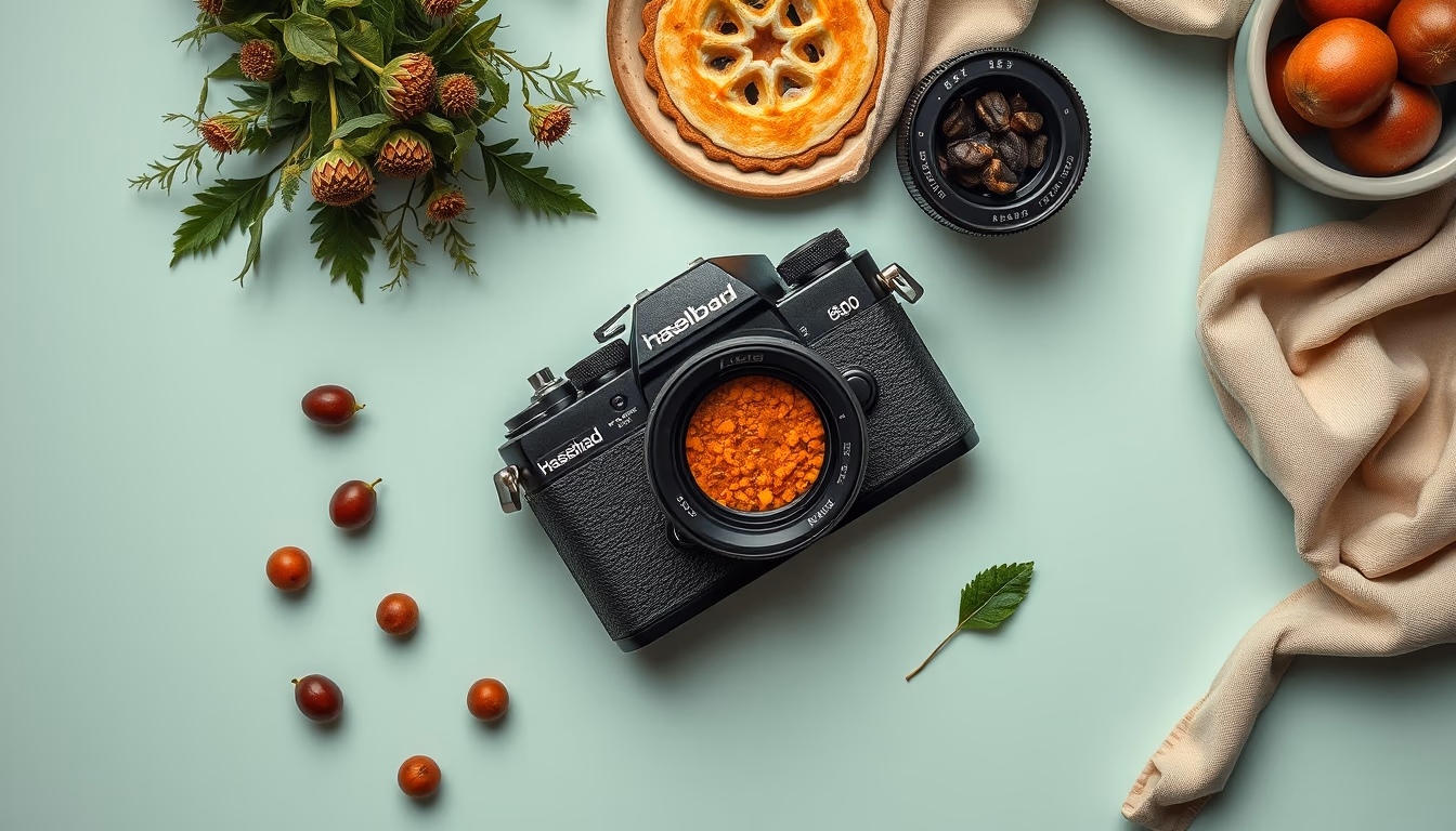 hasselblad 500c medium in editorial style