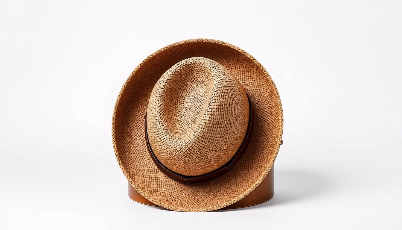 hat box round vintage in editorial style