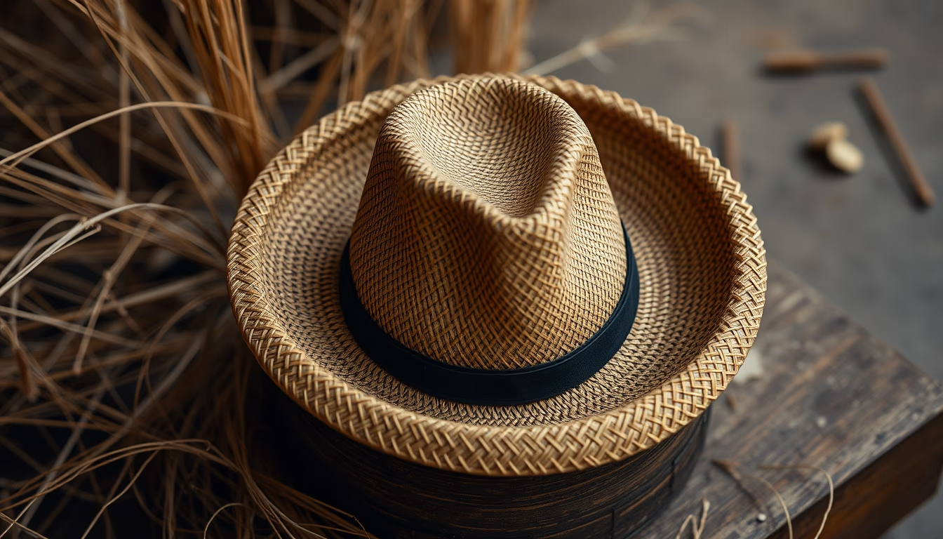 hat box round vintage in editorial style