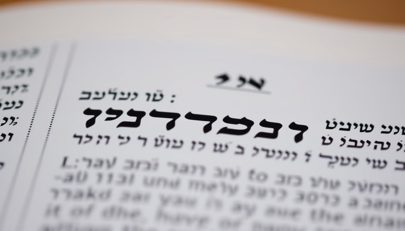 hebrew calligraphy torah in editorial style