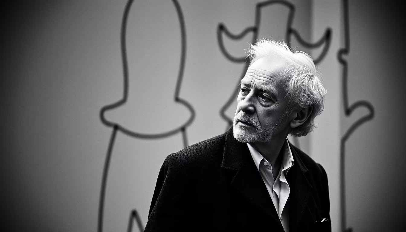 henry moore abstract in editorial style