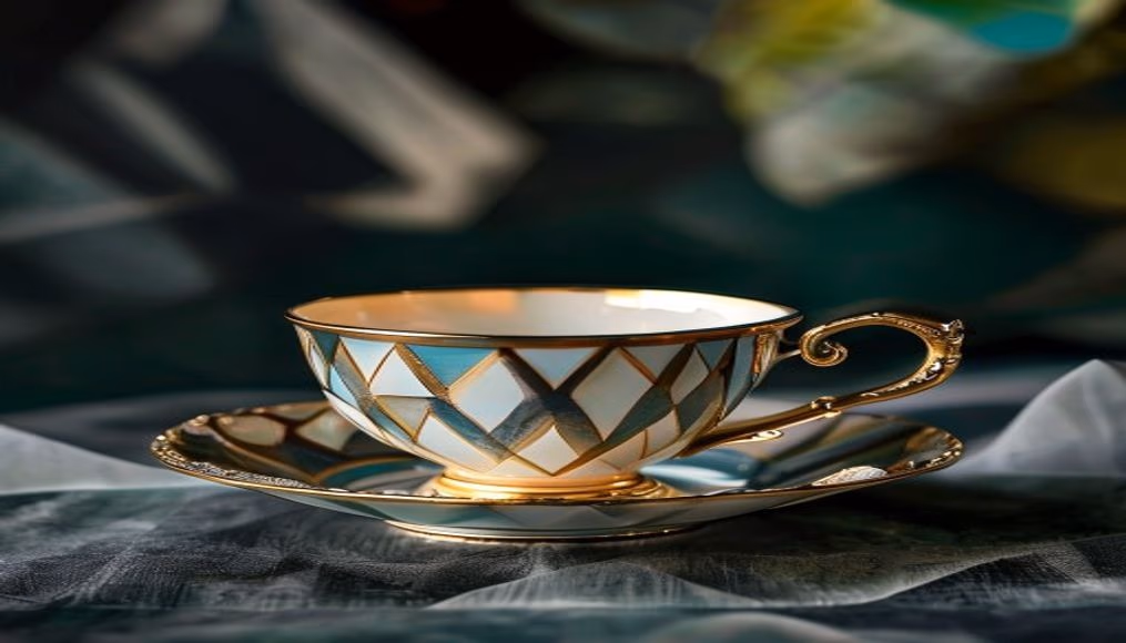 Hermes balcon du guadalquivir teacup em fotografia editorial de luxo