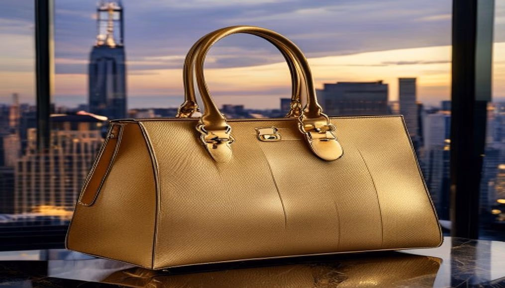 Hermes birkin 40 gold togo em fotografia editorial de luxo