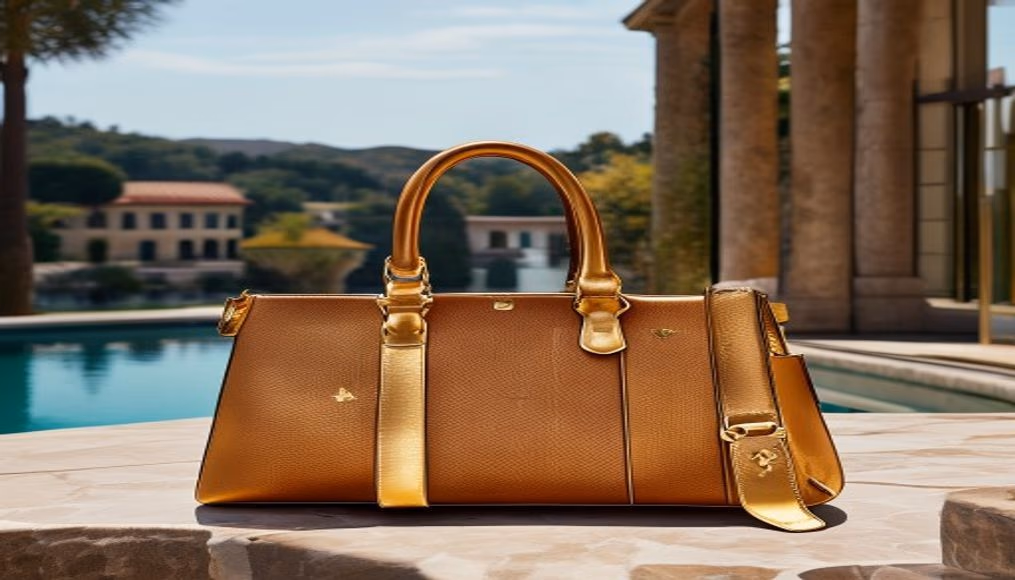 Hermes birkin 40 gold togo em fotografia editorial de luxo