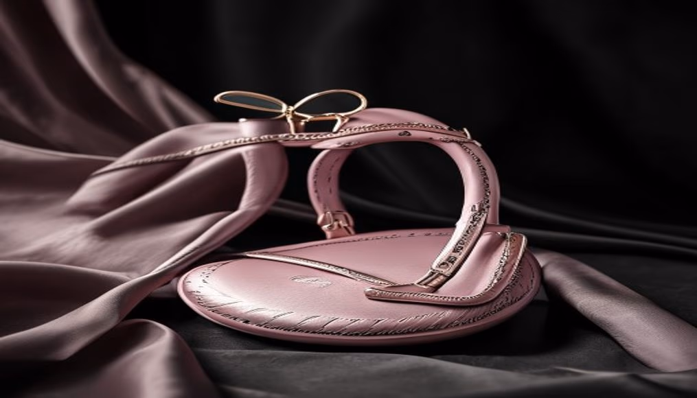 hermes constance 24 epsom rose in luxury editorial photography