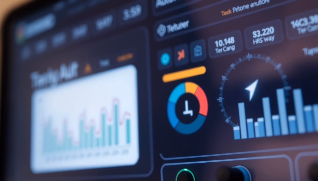 Home automation dashboard em estilo editorial