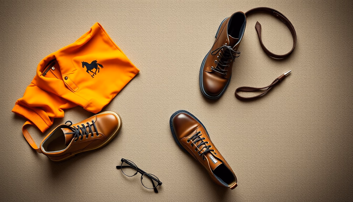 horse boots polo in editorial style