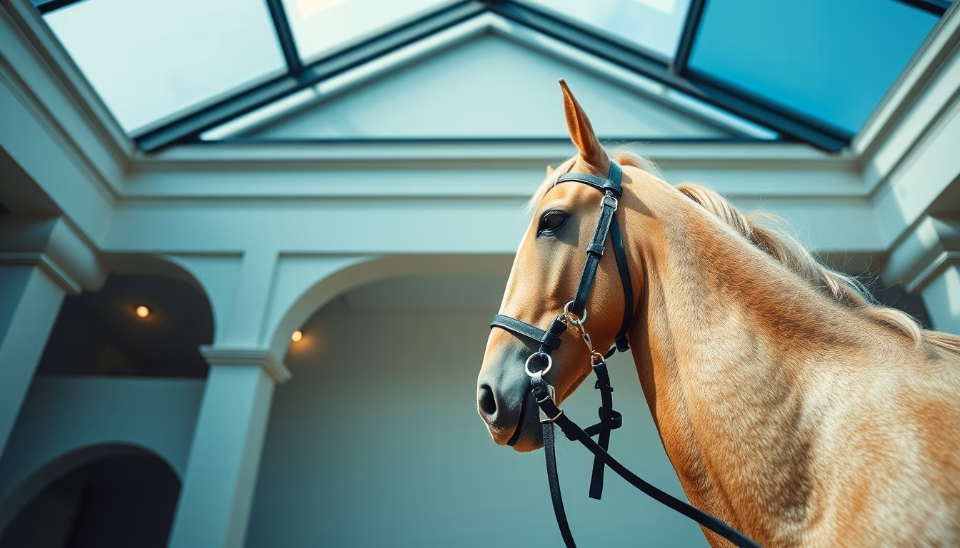 horse bridle reins in editorial style