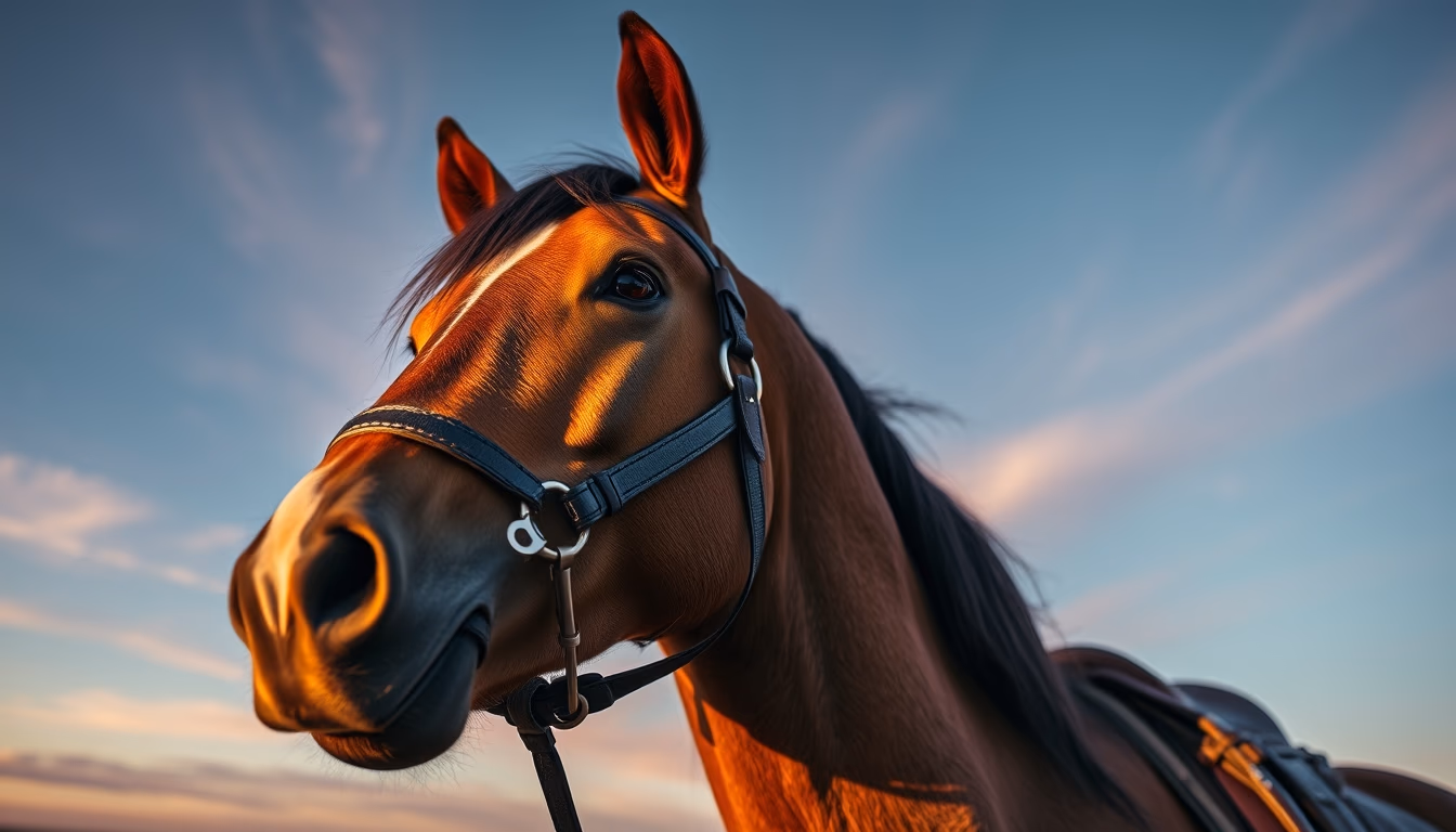 horse bridle reins in editorial style