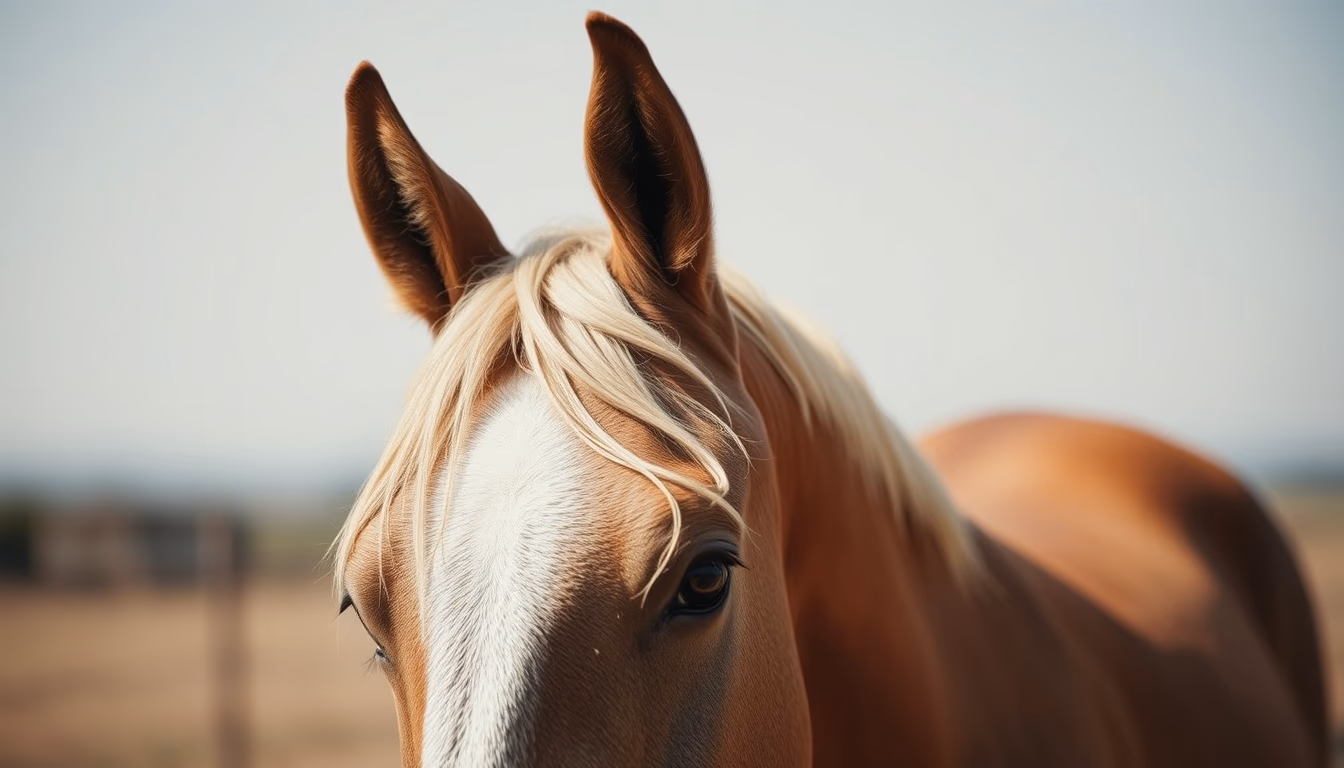 horse mane braided in editorial style