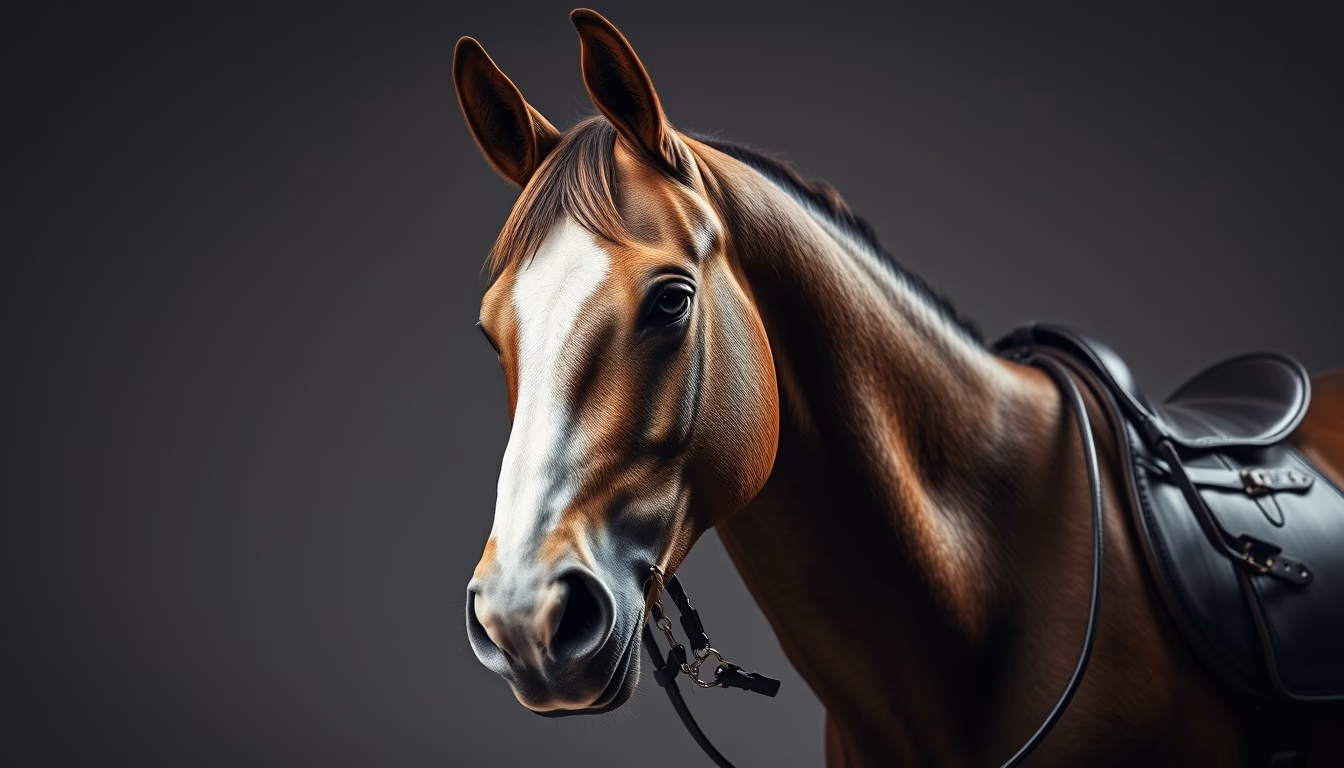 horse saddle leather in editorial style