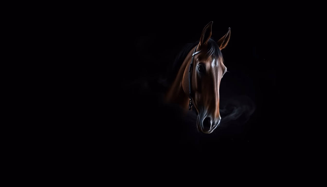 horsehead nebula dark in editorial style