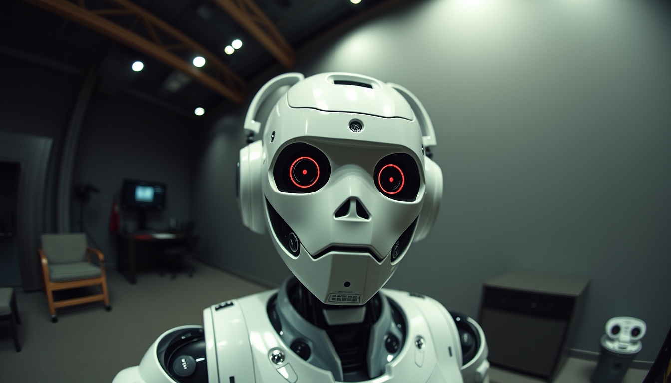 humanoid robot atlas in editorial style