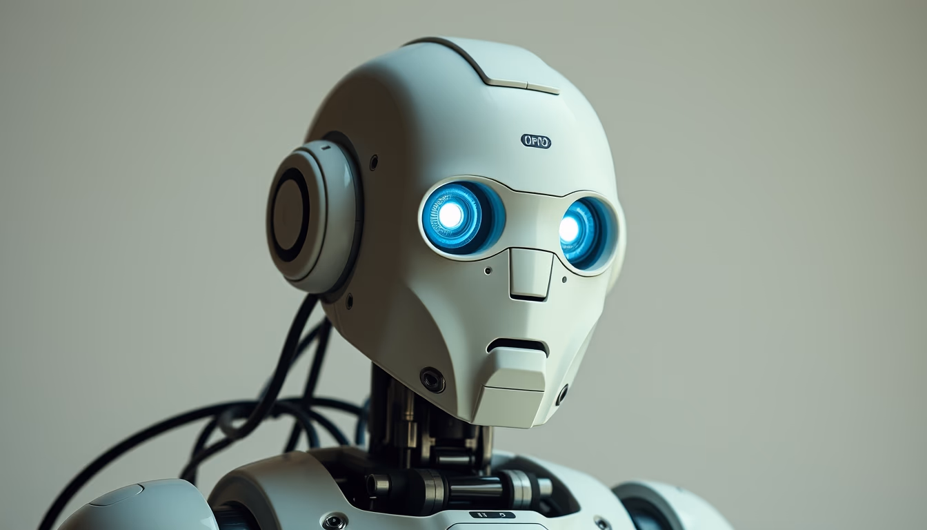 humanoid robot atlas in editorial style