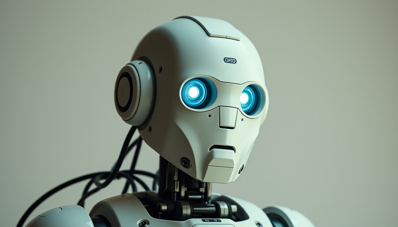 humanoid robot atlas in editorial style