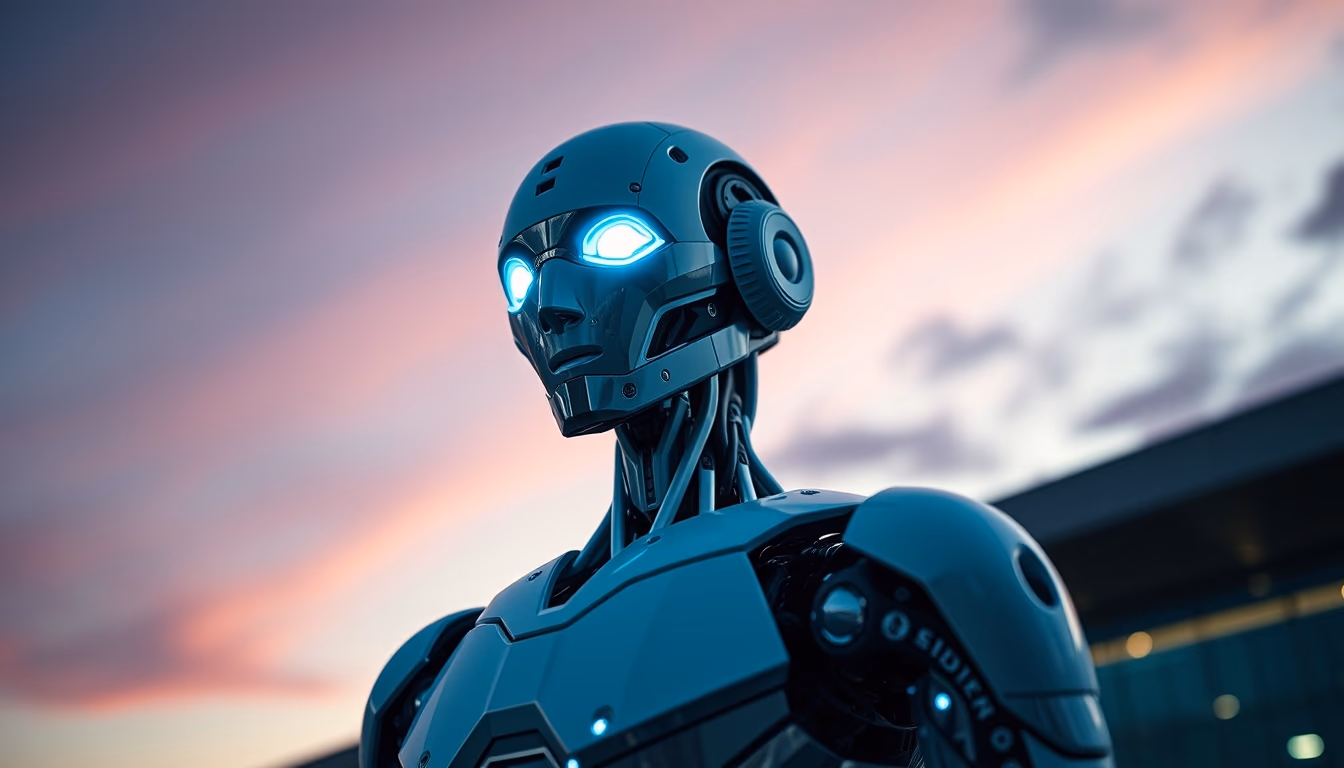 humanoid robot atlas in editorial style