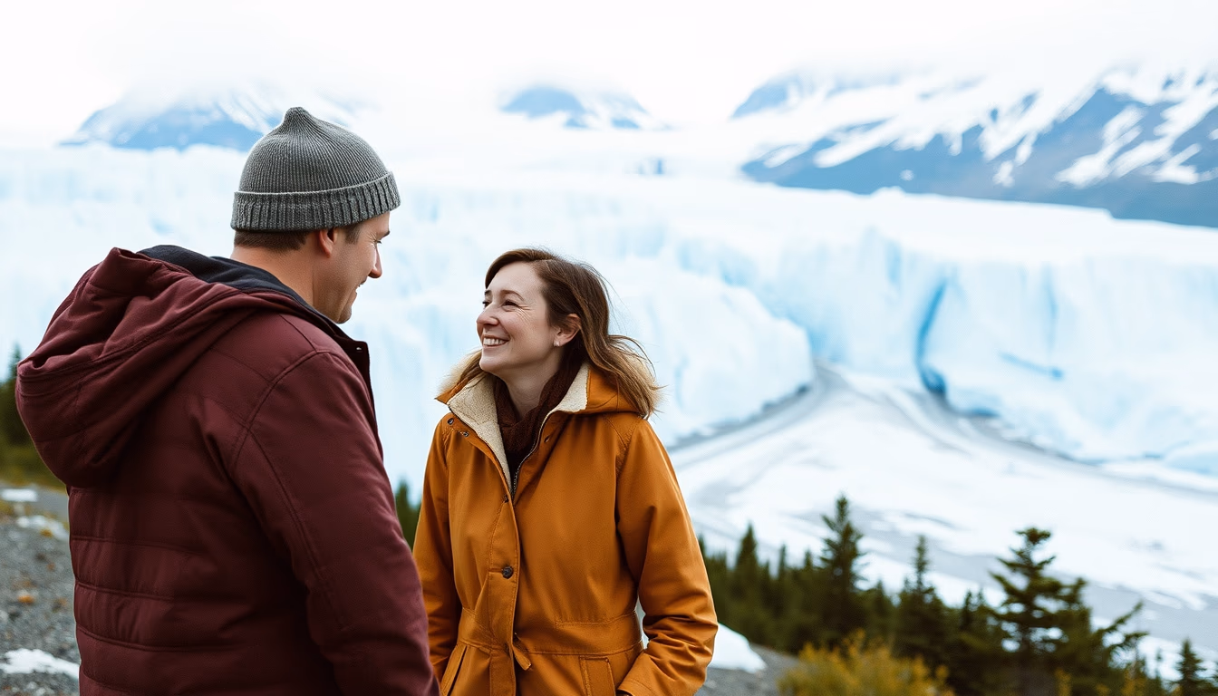 icefields parkway canada in editorial style