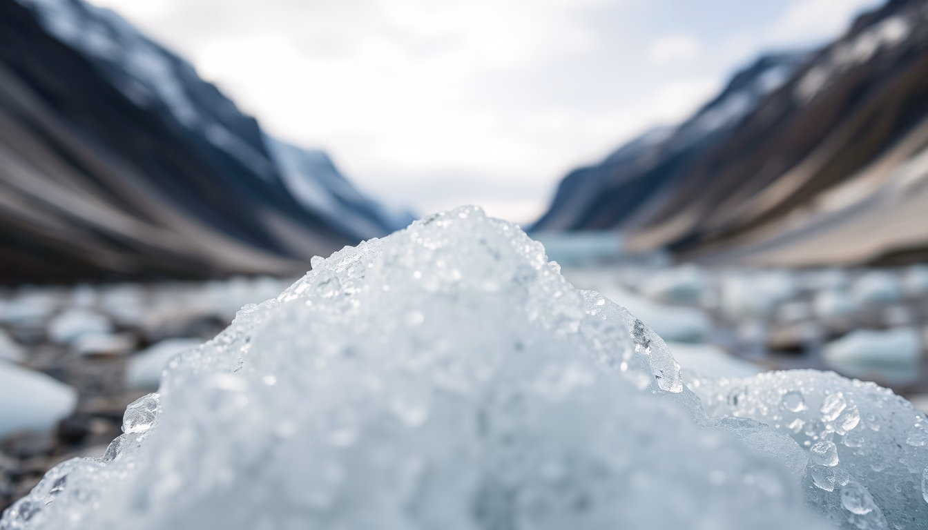 icefields parkway canada in editorial style